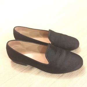 Antonio Melani flats, cow hide, black. 8.5M